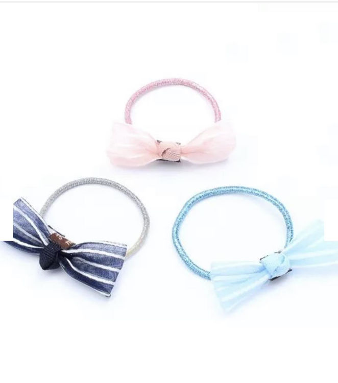 Picture of 7643 / 6432 ELASTICS - BOW MOTIF CARD OF 2 - 2MM THICK